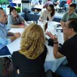 Group meeting with the director Scott McCullough